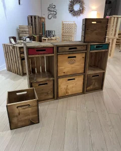 Wooden crates from Kootenay Crate co.