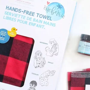 Hands free towel from oneberrie